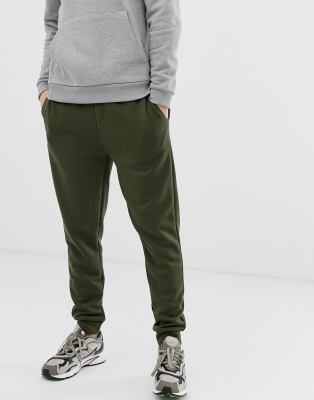 River Island sweatpants in khaki-Green