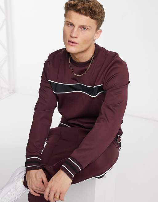 River island red discount sweatshirt