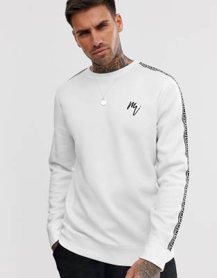 river island white sweatshirt