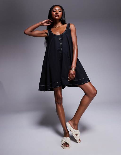 asos black swing dress Colors Dress 3325 - Short Mesh with heat stones Sheath Dress