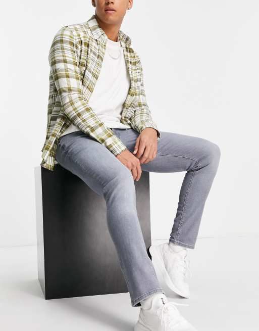 River Island – Szare jeansy o obcisłym kroju, 4 z 4