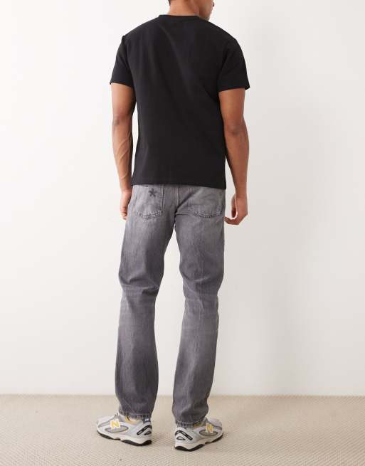 River Island – Szare jeansy o prostym kroju, 3 z 5