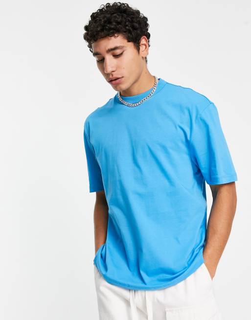 River Island - T-shirt à col rond - Aigue-marine
