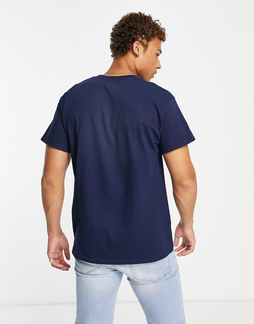 T-shirt blu con stampa di limonata - River Island T-shirt donna  - immagine1