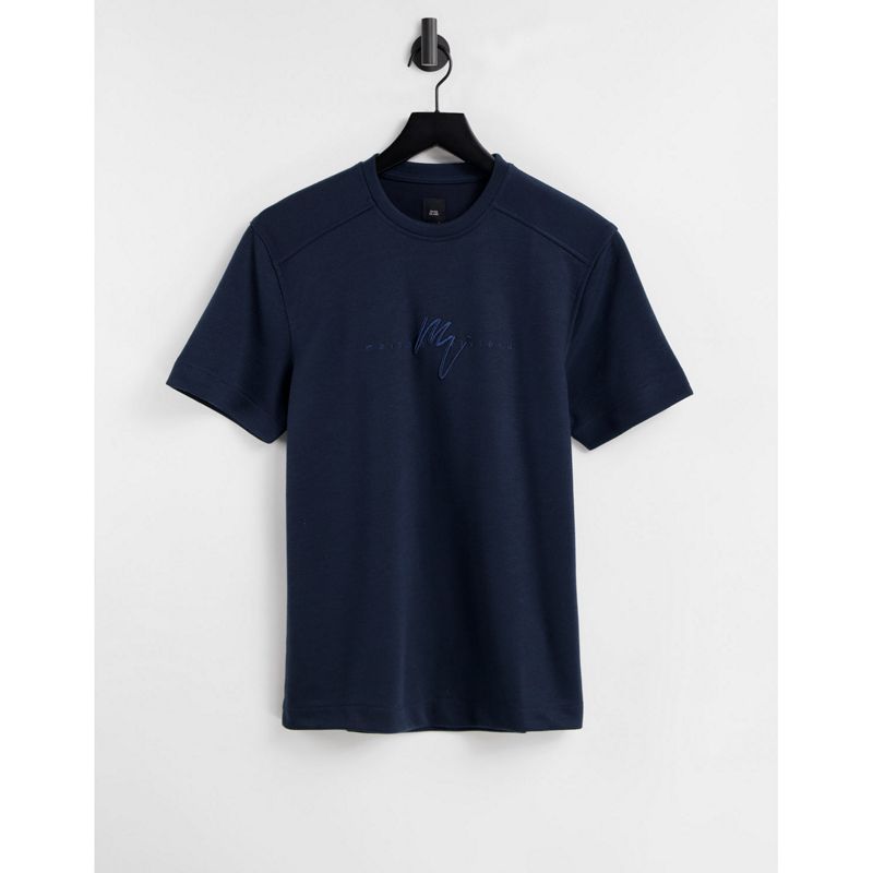 T-shirt e Canotte T-shirt tinta unita River Island - T-shirt blu navy