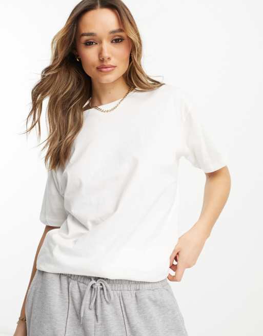 River Island - T-shirt coupe masculine - Blanc
