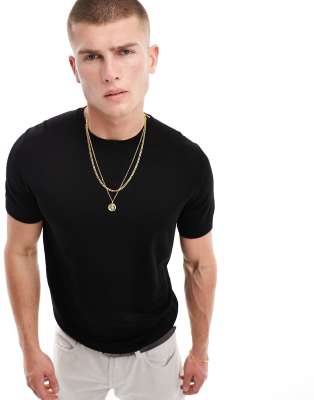 T Shirt Bjorn A Onde In Maglia Sabbia