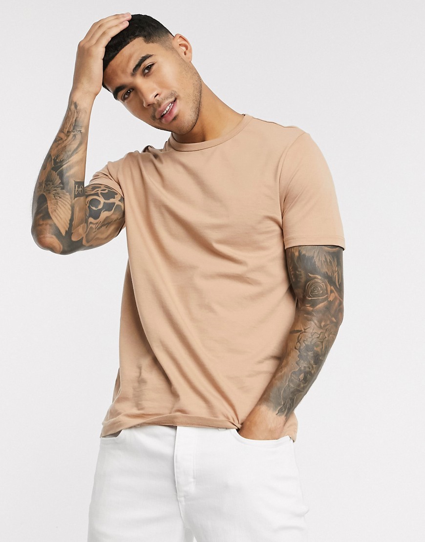 River Island t-shirt in stone