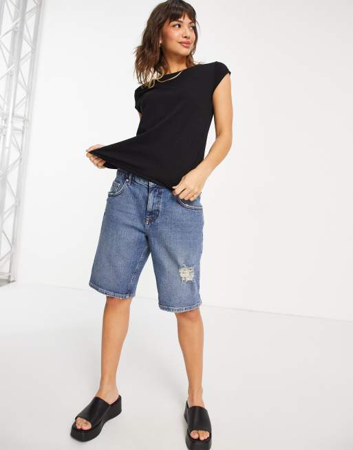 River Island - T-shirt manches courtes - Noir, 4 de 4