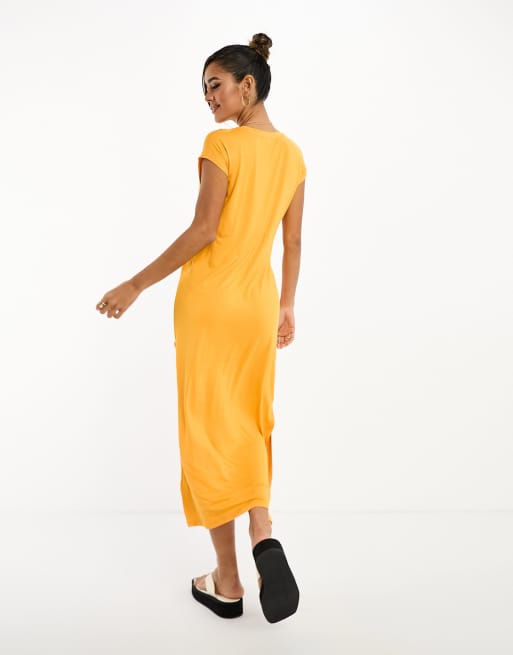 Mustard t shop shirt dress