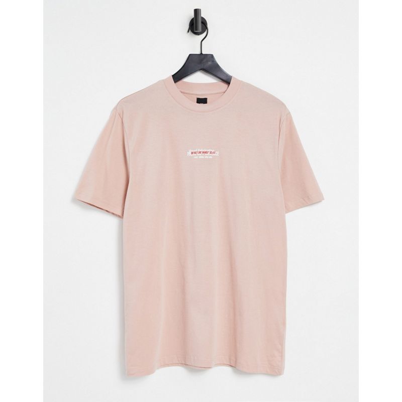 T-shirt e Canotte 9MTAc River Island - T-shirt slim rosa