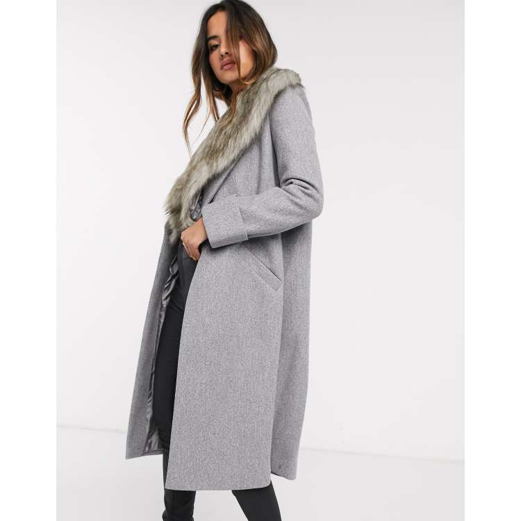 Gray deals fur collar