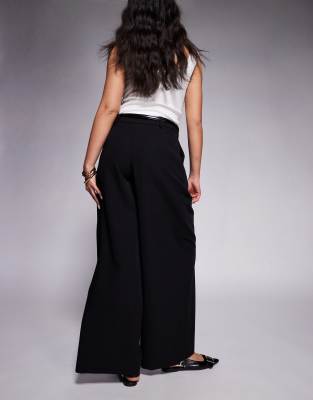 RIVER ISLAND TAILORED WIDE LEG PANTS 
