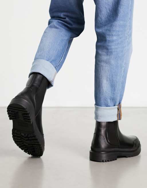 Hunter refined slim fit chelsea outlet boots