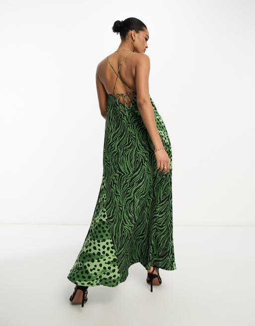 River island snake store print maxi dress