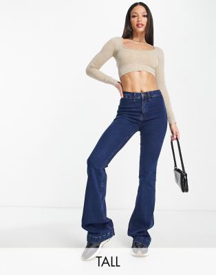 Mid rise bell hot sale bottom jeans