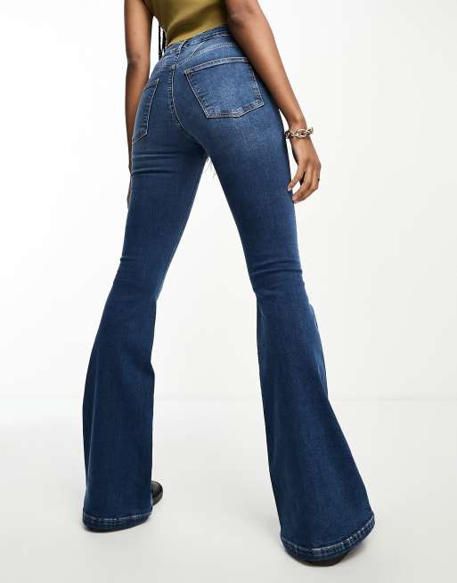 River Island Tall – Niebieskie dzwony jeansowe z wysokim stanem, 2 z 5