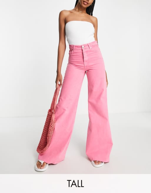 River Island Tall - Ultra-flared jeans in felroze