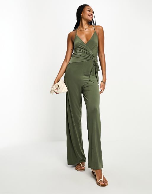 Grey jumpsuit best sale river island