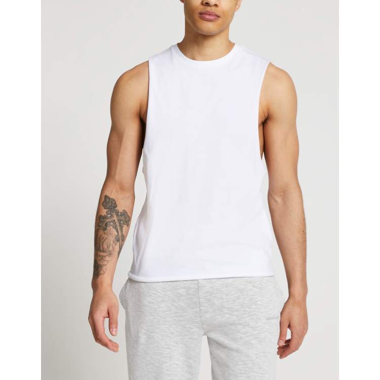 限定販売】 greatLAnd ORIGINAL WHITE TOP TANK Chad タンクトップ