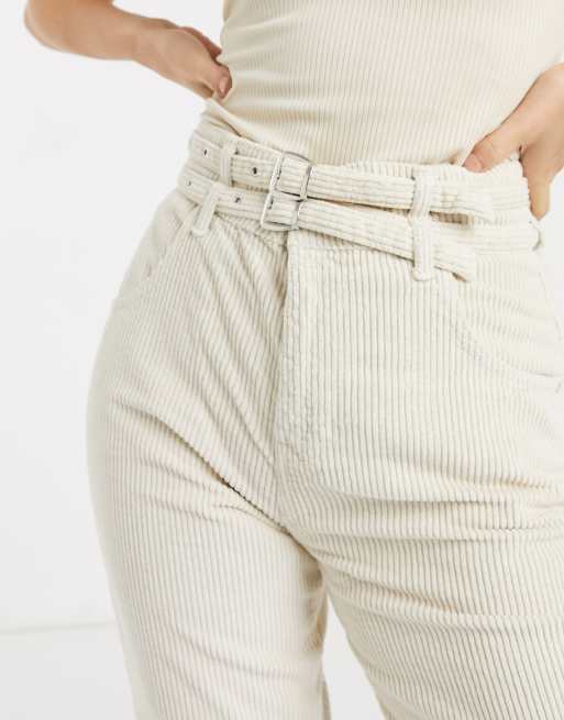 Cream hot sale corduroy jeans