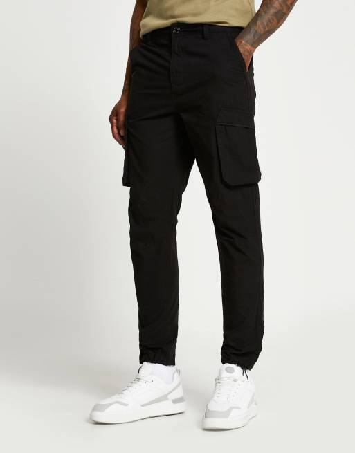 River island tapered cargo hot sale trousers