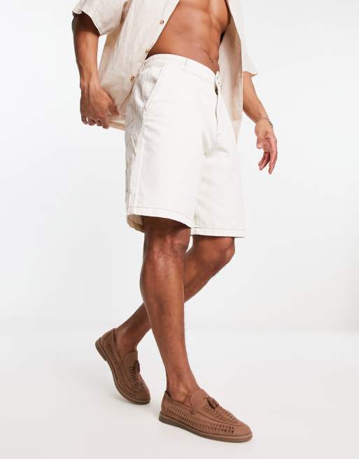 River Island tassel loafers in light brown ASOS