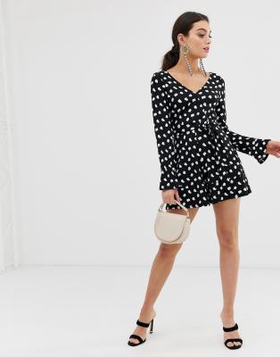 river island spotty jumpsuit