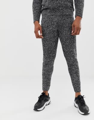 grey teddy joggers