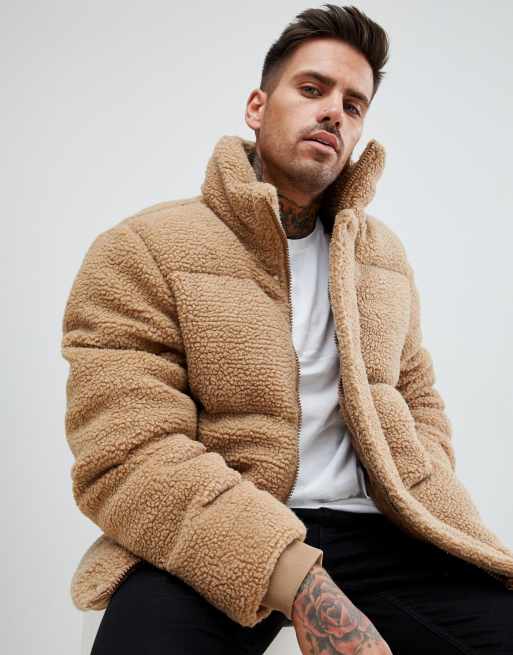 River island teddy hot sale bear coat