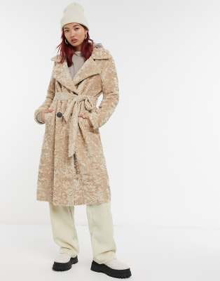 trench teddy coat