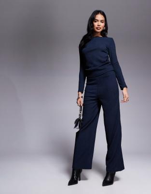 RIVER ISLAND TEXTURED LONG SLEEVE TEE 