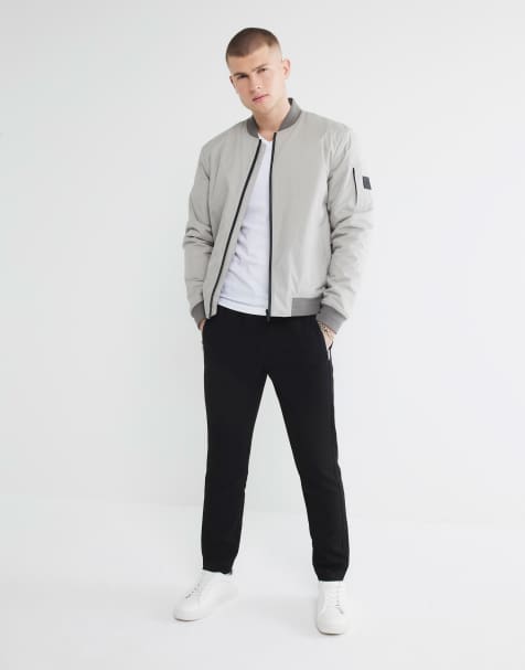 River Island Textured smart joggers in black - view 1
