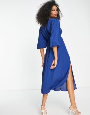 rivers midi dress navy