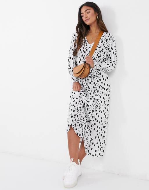 Polka dot 2025 dress river island