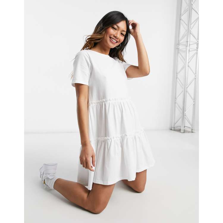 White mini t cheap shirt dress