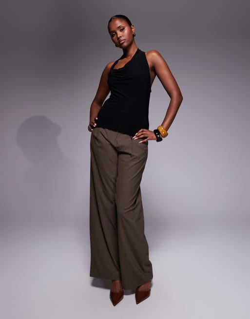 River Island - Top met halternek in zwart , 3 van 4