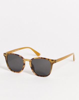 River Island tort sunglasses in brown