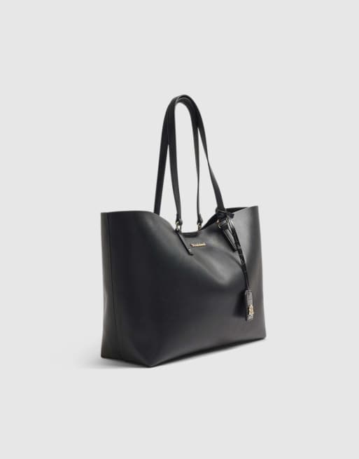 River Island Tote bag with internal pouch in black, 2 of 4