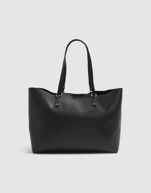 River Island Tote bag with internal pouch in black, 4 of 4