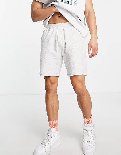 River Island towelling short in grey