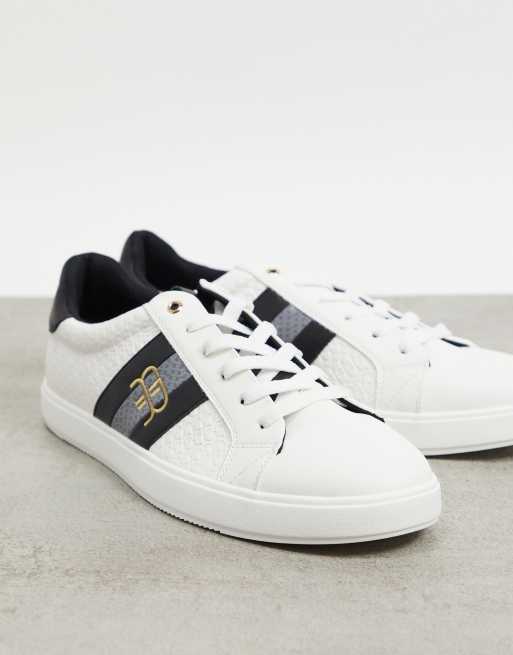 River island best sale white trainers