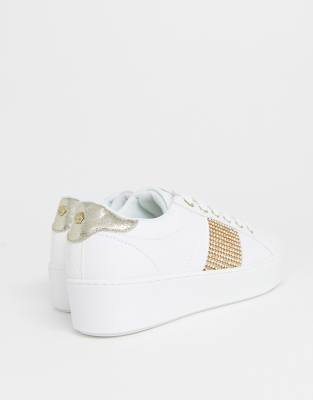 River Island trainers with diamante 