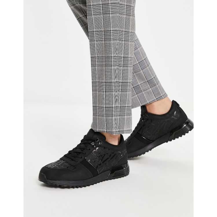 River island black trainers online