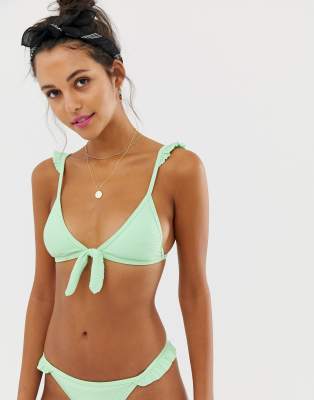 river island green swimsuit