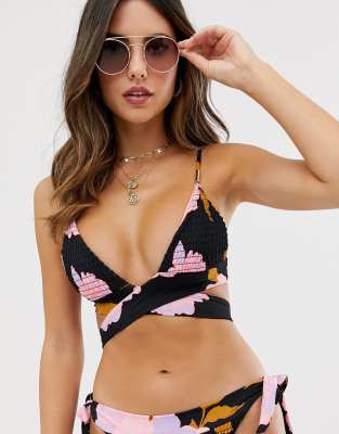 wrap style bikini top