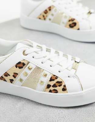 river island animal print trainers