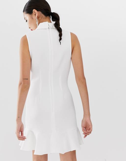 River island white tux hot sale dress