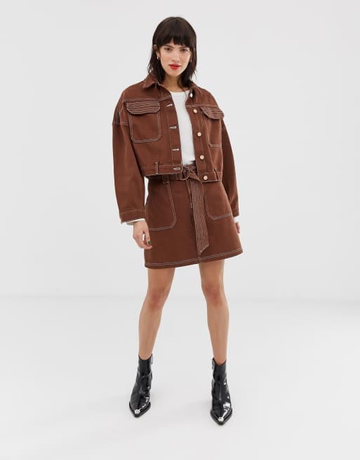 River island sale duffle coat