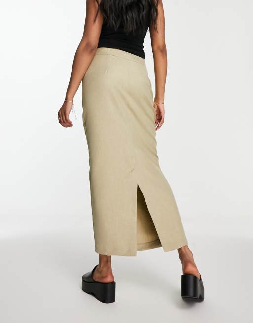 Utility skirt river clearance island